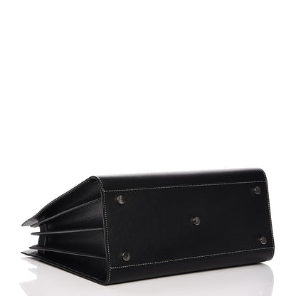 Saint Laurent Grained Calfskin Small Sac De Jour Black 5 of 11