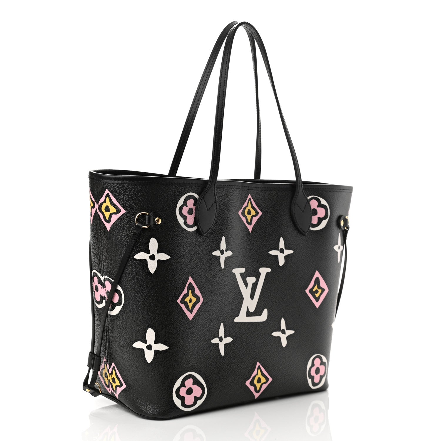 Louis Vuitton Monogram Giant Wild At Heart Neverfull MM Black 4 of 10