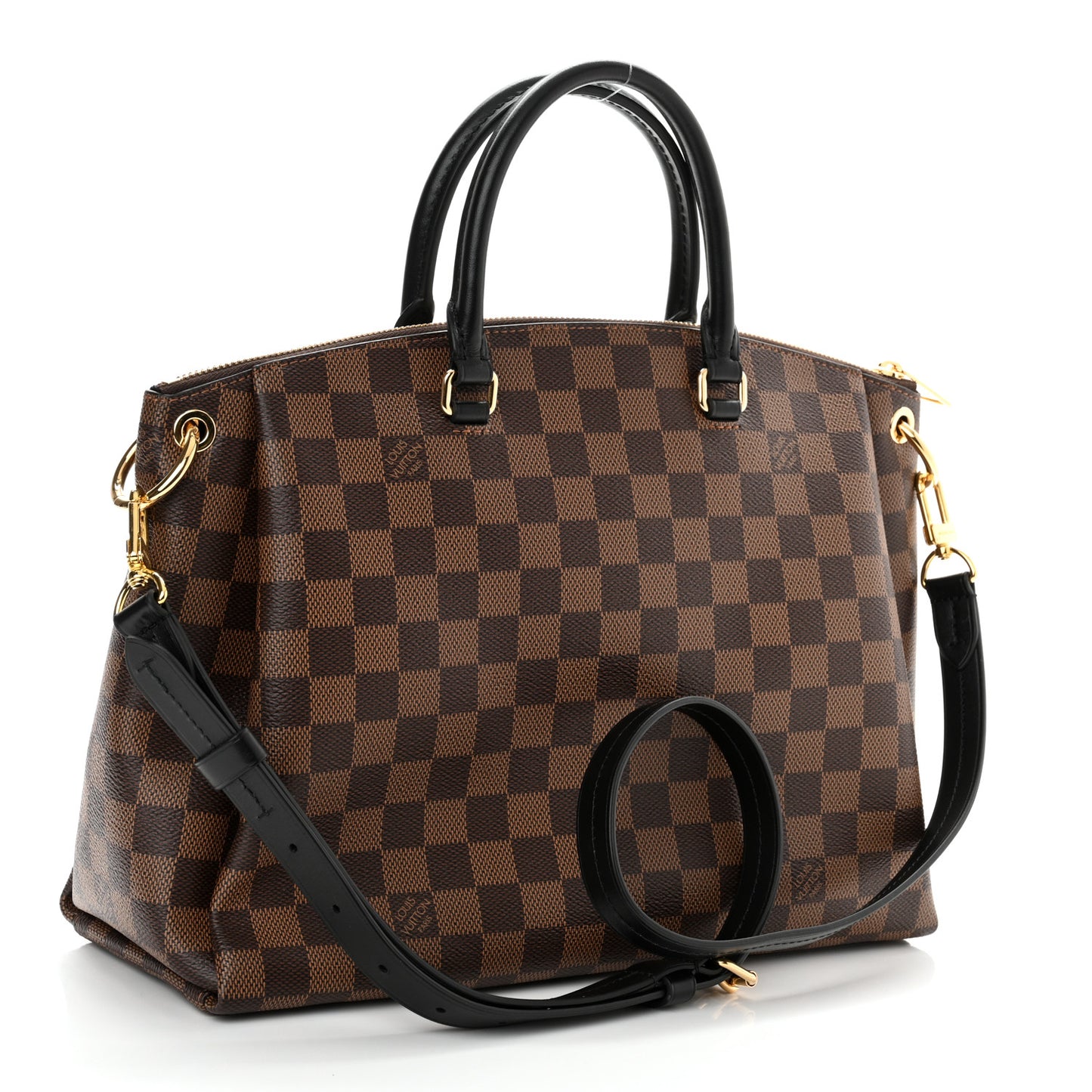 Damier Ebene Odeon Tote MM Black