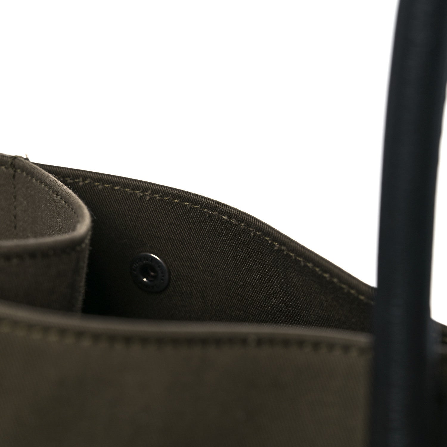 Saint Laurent Linen Calfskin Rive Gauche Tote Khaki 21 of 24