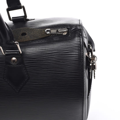 Louis Vuitton Epi Speedy 25 Black 9 of 9