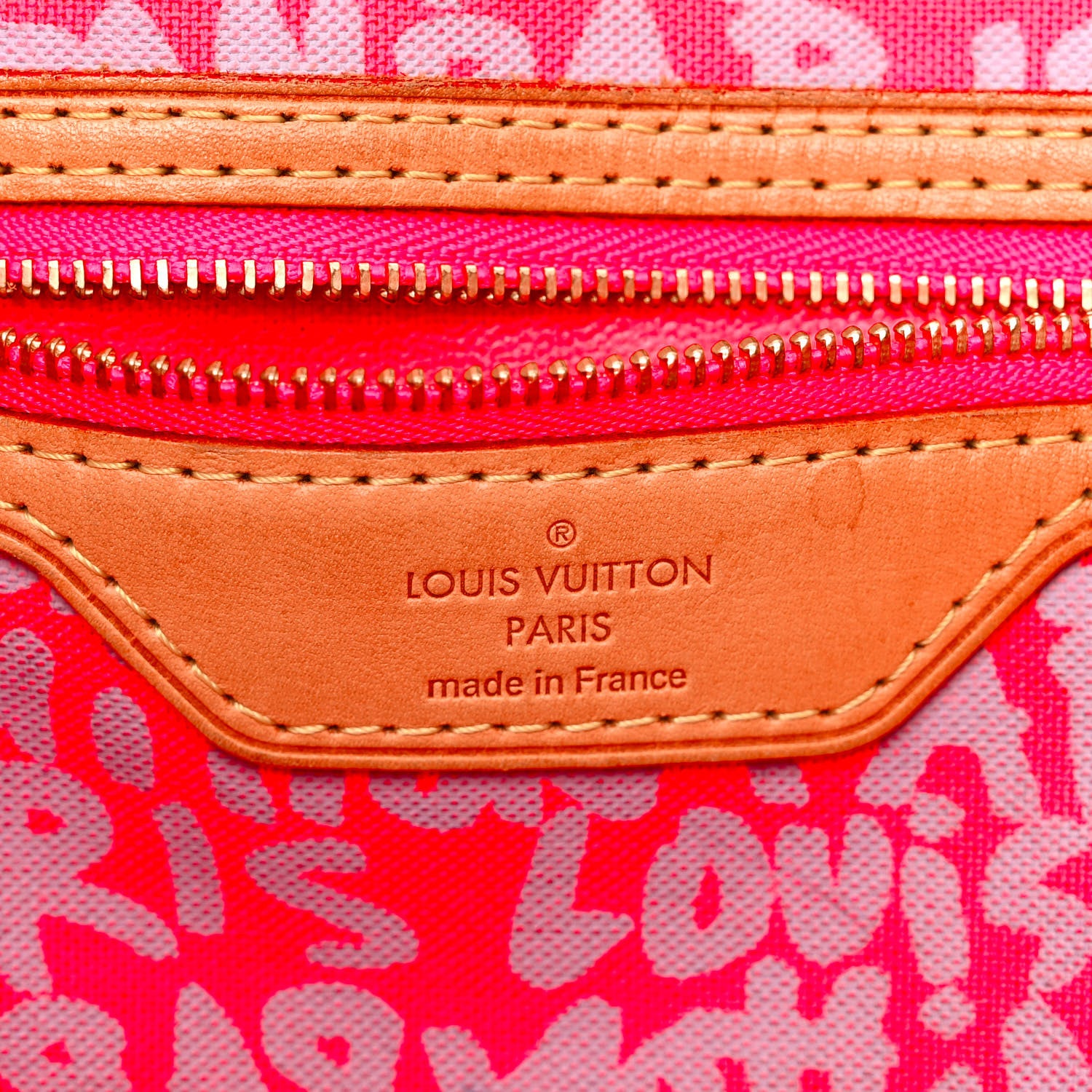 Louis Vuitton Monogram Graffiti Neverfull GM Fuchsia 6 of 19