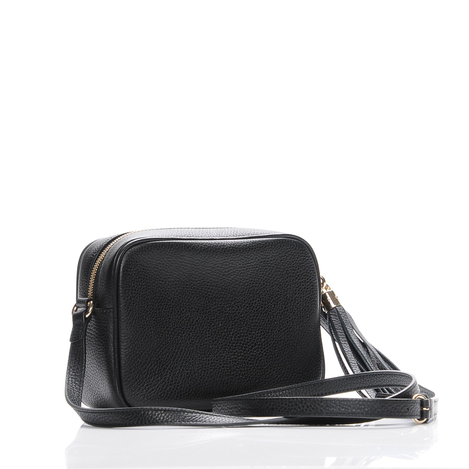 Gucci Pebbled Calfskin Small Soho Disco Bag Black 3 of 7