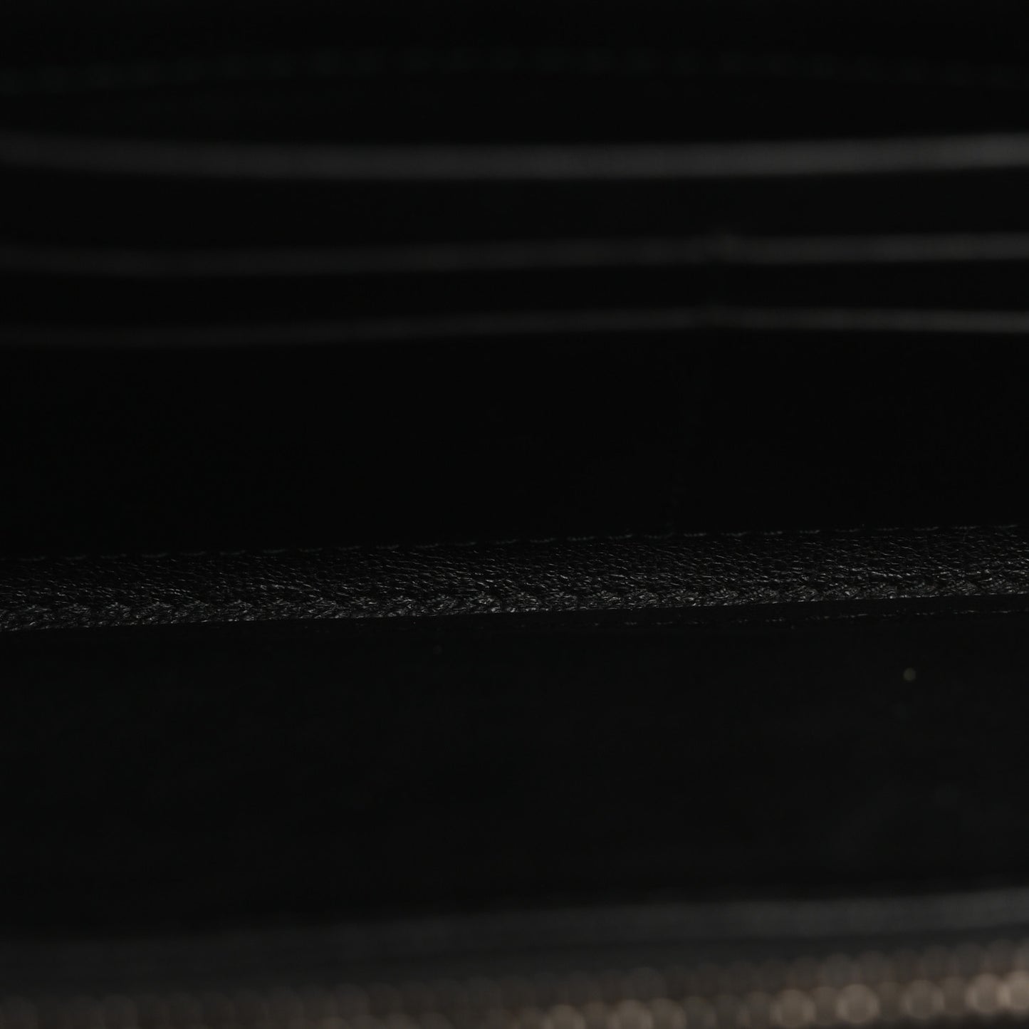 Nappa Intrecciato Zip Around Wallet Black