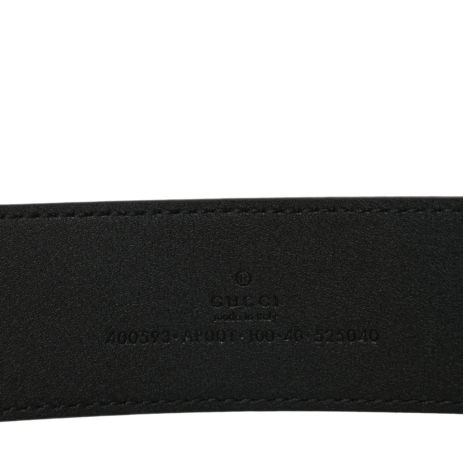Gucci Calfskin Double G 40mm Belt 100 40 Black 4 of 4
