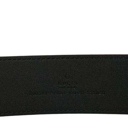 Gucci Calfskin Double G 40mm Belt 100 40 Black 4 of 4
