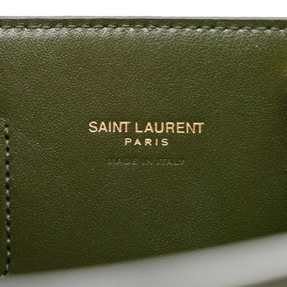 Saint Laurent Calfskin Nano Supple Sac De Jour Green 6 of 10