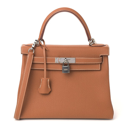Hermes Togo Kelly Retourne 28 Gold 1 of 11