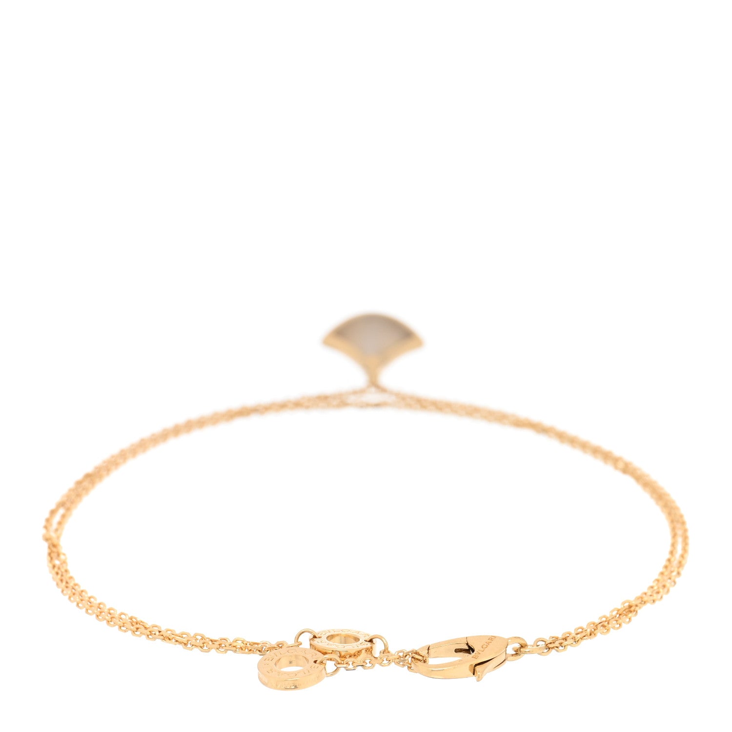Bulgari 18K Rose Gold Mother of Pearl Divas' Dream Bracelet ML 2 of 5