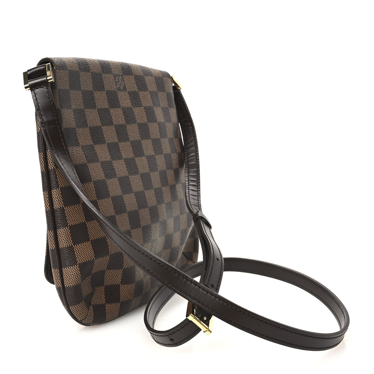 Damier Ebene Musette Salsa Long Strap