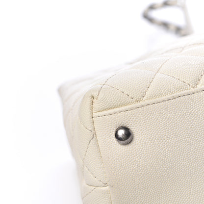 Chanel Caviar Lizard Quilted Small Coco Handle Flap Ivory 10 of 15