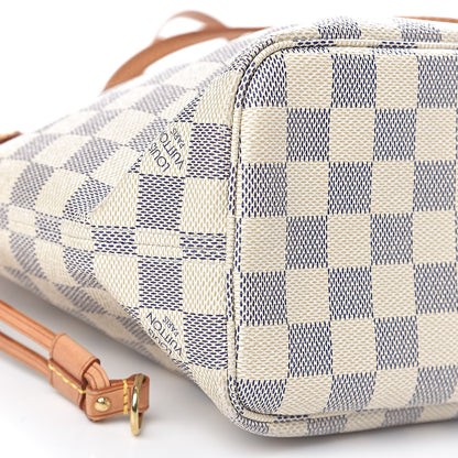 Louis Vuitton Damier Azur Neverfull PM 17 of 18