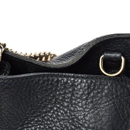 Gucci Pebbled Calfskin Medium Soho Chain Shoulder Bag Black 21 of 29