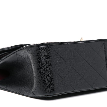 Chanel Caviar Quilted Jumbo Double Flap Black 8 of 12