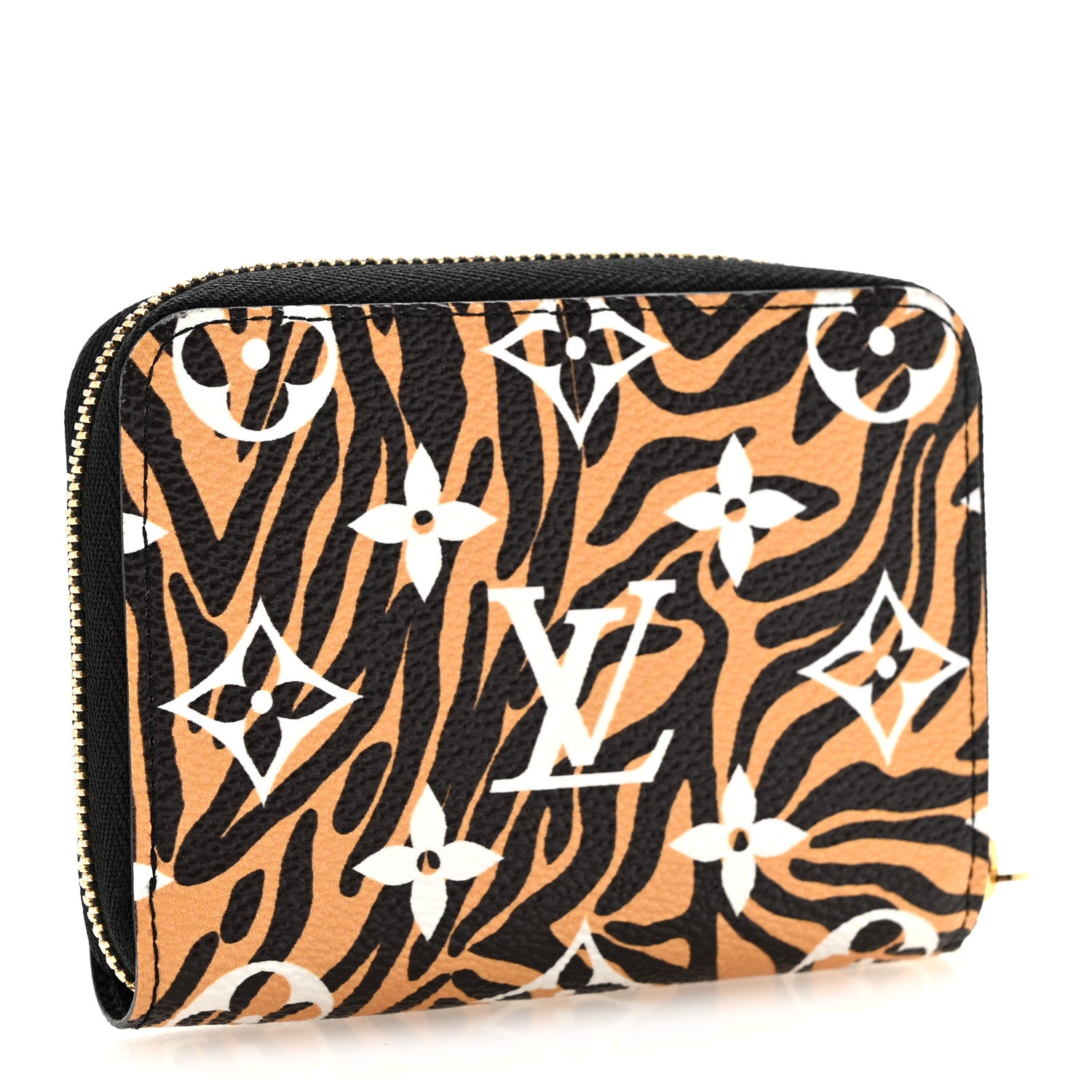 Louis Vuitton Monogram Giant Jungle Zippy Coin Purse Black 3 of 9