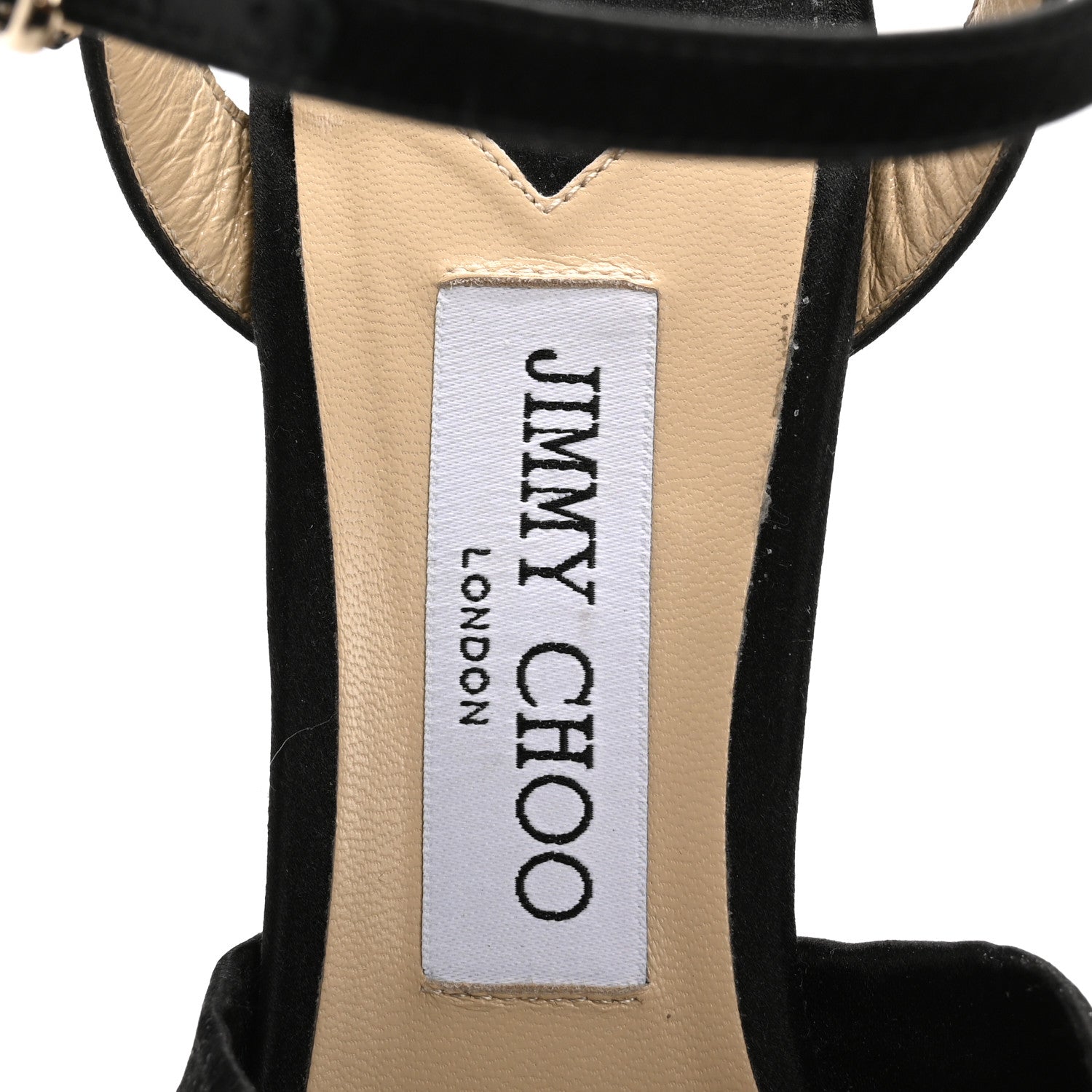 Jimmy Choo Satin Heloise 120 Sandals 38 Black 7 of 9