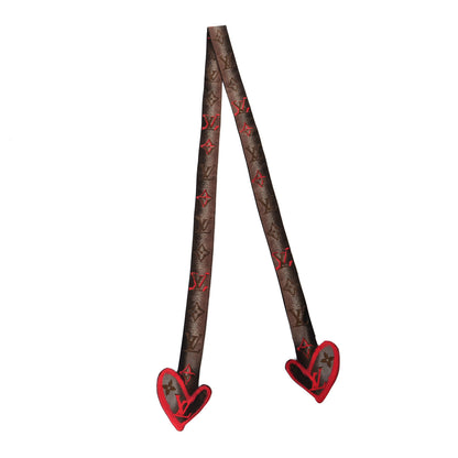 Louis Vuitton Silk Monogram Fall In Love 3D Bandeau Brown 1 of 3