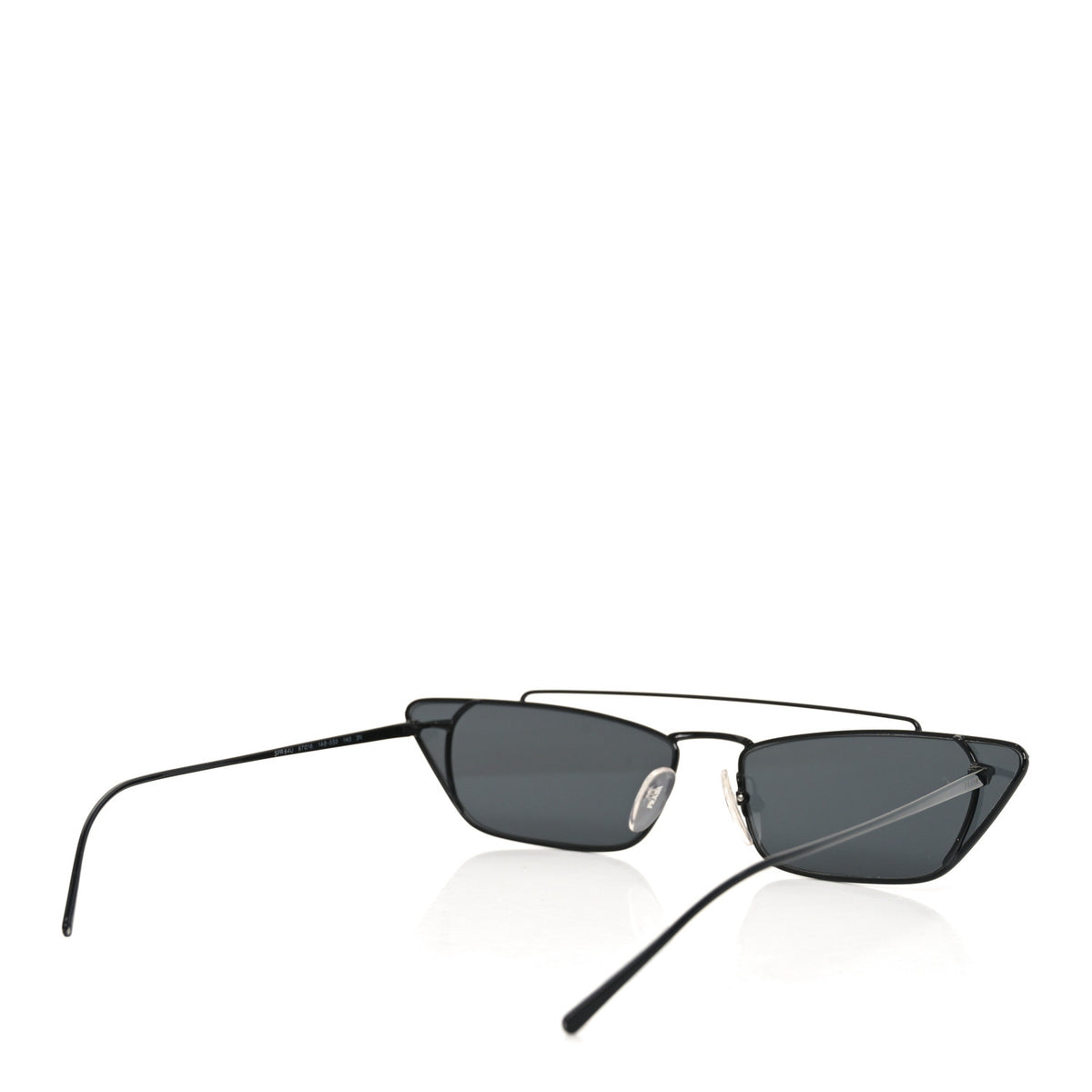 Prada Cat Eye Sunglasses SPR 64U Black 1849075 – FASHIONPHILE