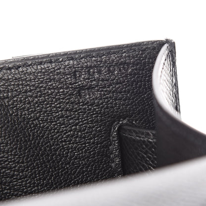 Hermes Epsom Kelly Depeches 25 Pouch Black 7 of 11