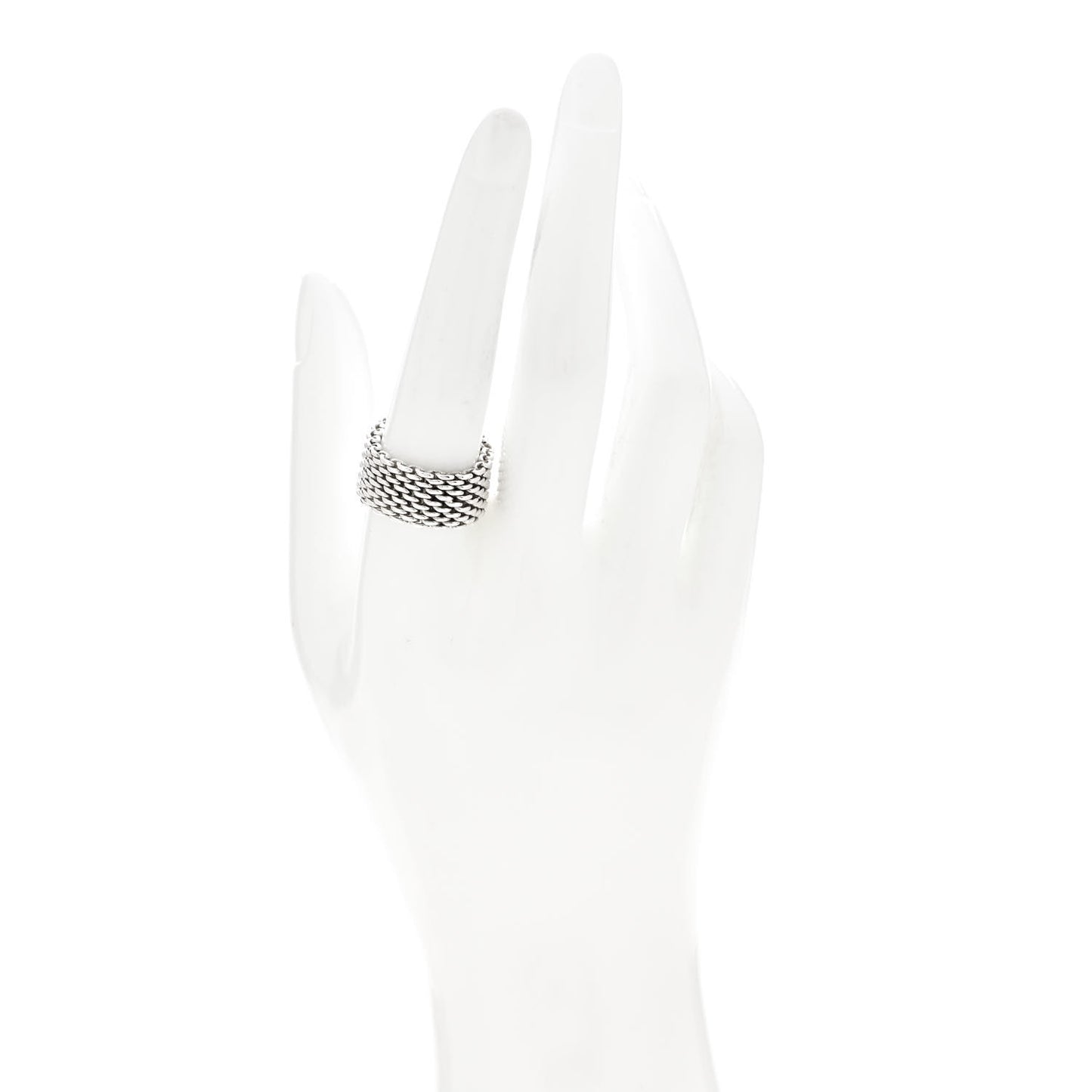 Sterling Silver Somerset Mesh Ring 60 9