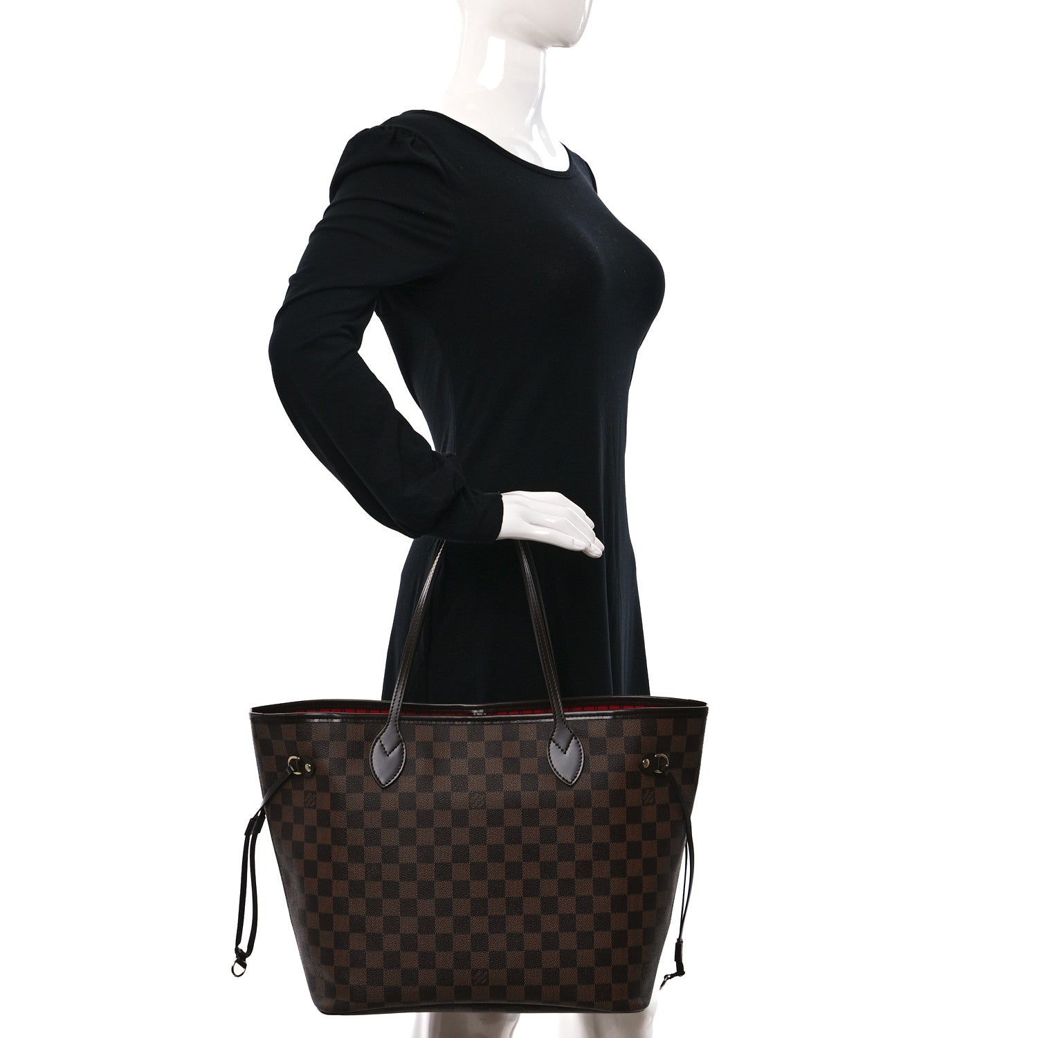 Louis Vuitton Damier Ebene Neo Neverfull MM 2 of 12