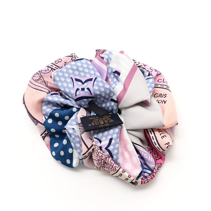 Louis Vuitton Silk Monogram Be Mindful Trop Chou Scrunchie Blush Pink 2 of 4