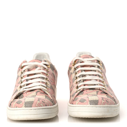 Louis Vuitton Damier Azur Tahitienne Bora Bora Sneakers 40 Rose Ballerine 3 of 12