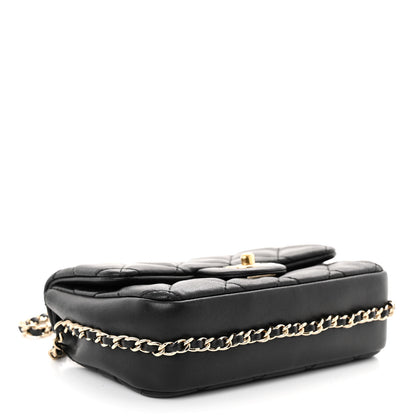 Chanel Lambskin Quilted Mini My Precious Flap Black 4 of 9