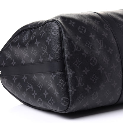 Louis Vuitton Monogram Eclipse Keepall Bandouliere 45 8 of 9