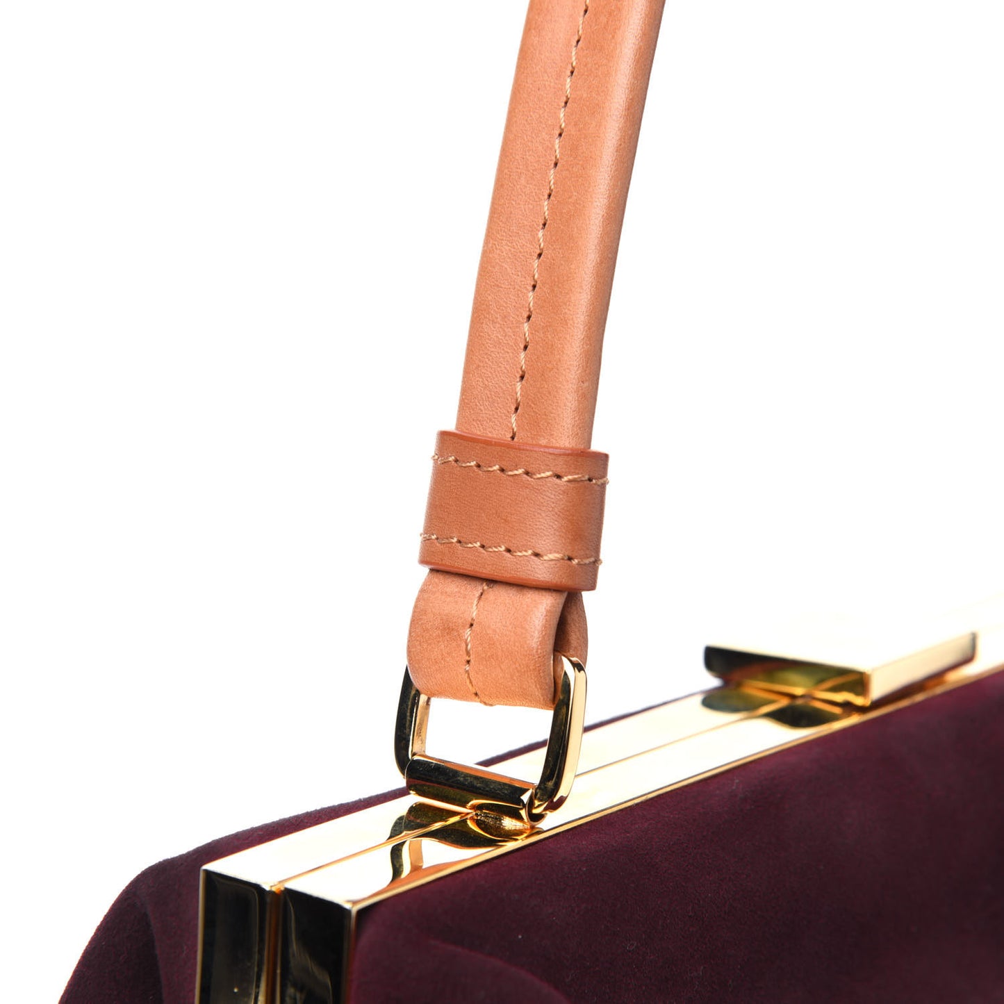 Suede Soft Elegant Bag Burgundy