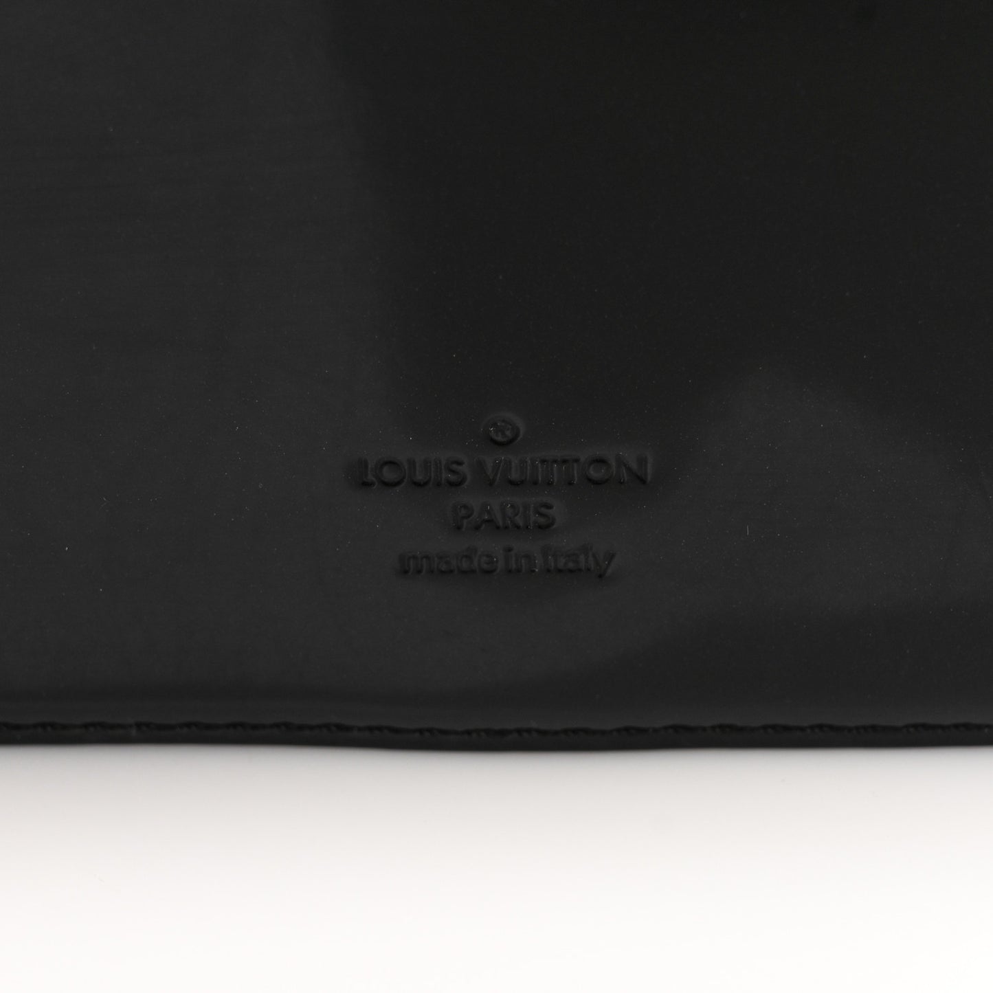 Patent Calfskin Monogram Cherrywood BB Black