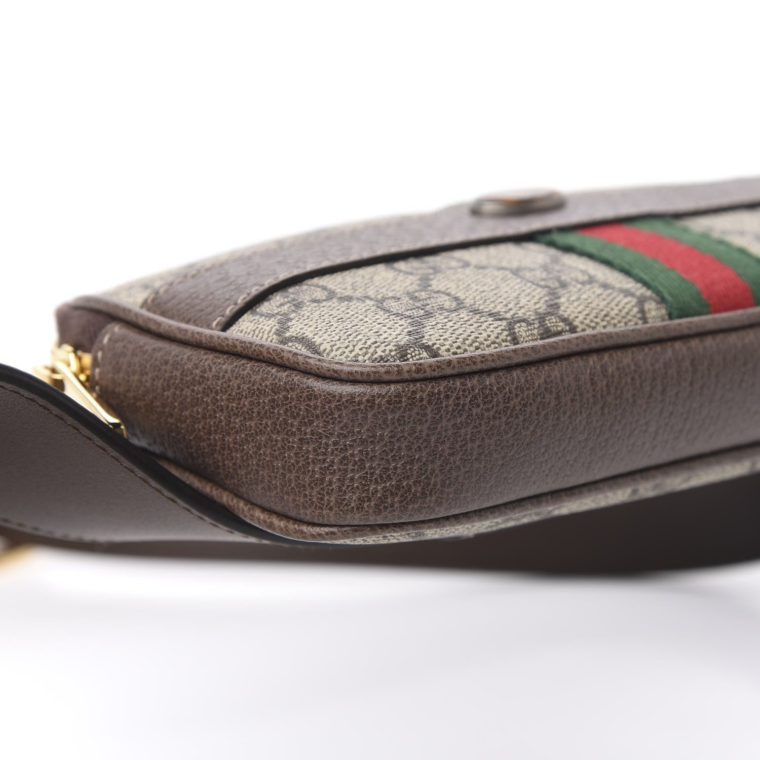 Gucci GG Supreme Monogram Ophidia Belted iPhone Case 90 36 Dark Brown 6 of 10