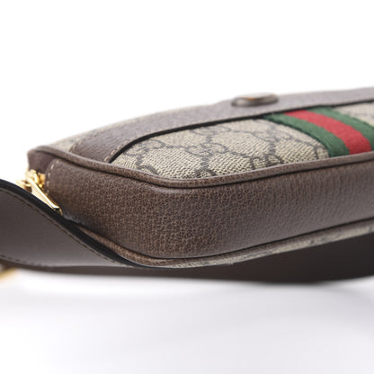 Gucci GG Supreme Monogram Ophidia Belted iPhone Case 90 36 Dark Brown 6 of 10