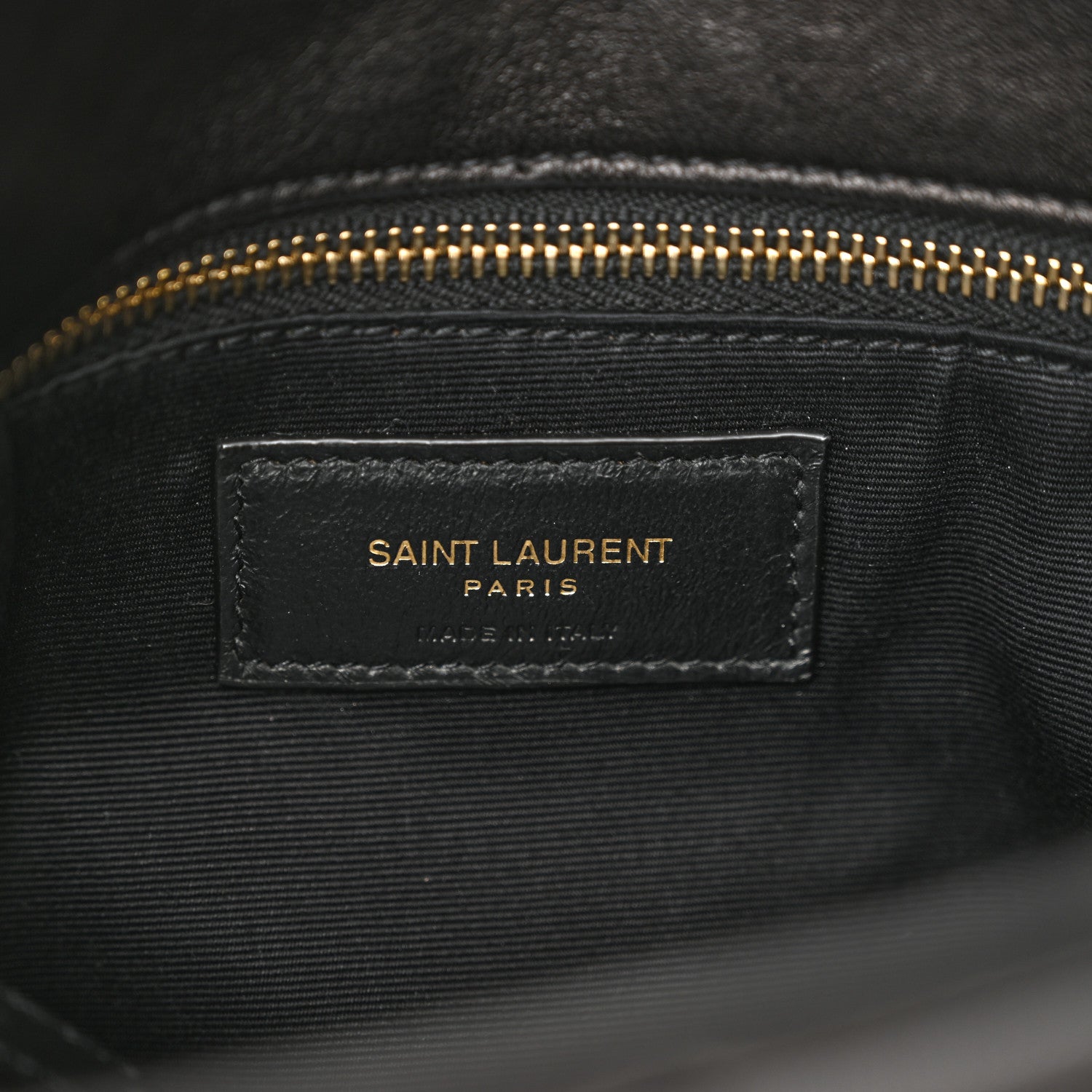 Saint Laurent Lambskin Quilted Small Loulou Puffer Monogram Chain Satchel Black 7 of 10