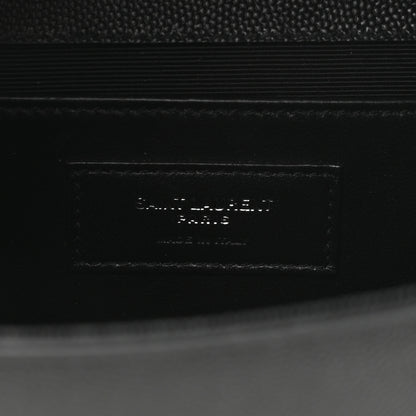 Saint Laurent Grain De Poudre Medium Classic Monogram Kate Satchel Black 7 of 9