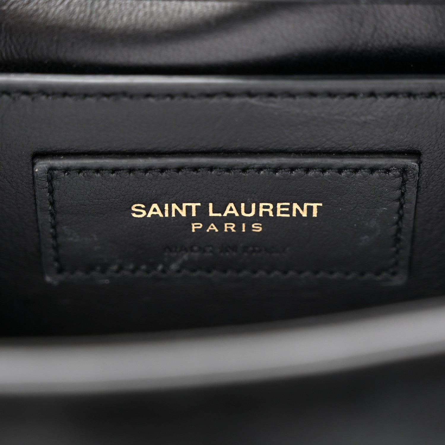 Saint Laurent Suede Small Classic Monogram Kate Tassel Satchel Black 6 of 12