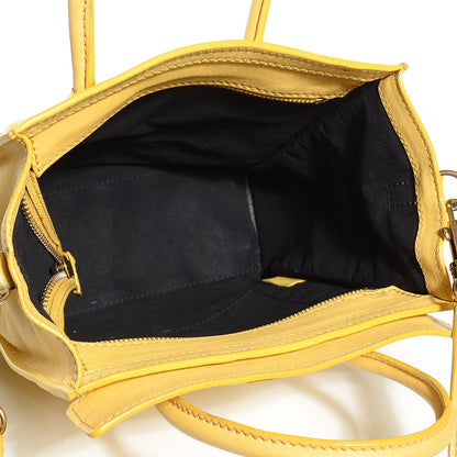 Celine Smooth Calfskin Nano Luggage Citrine 5 of 8