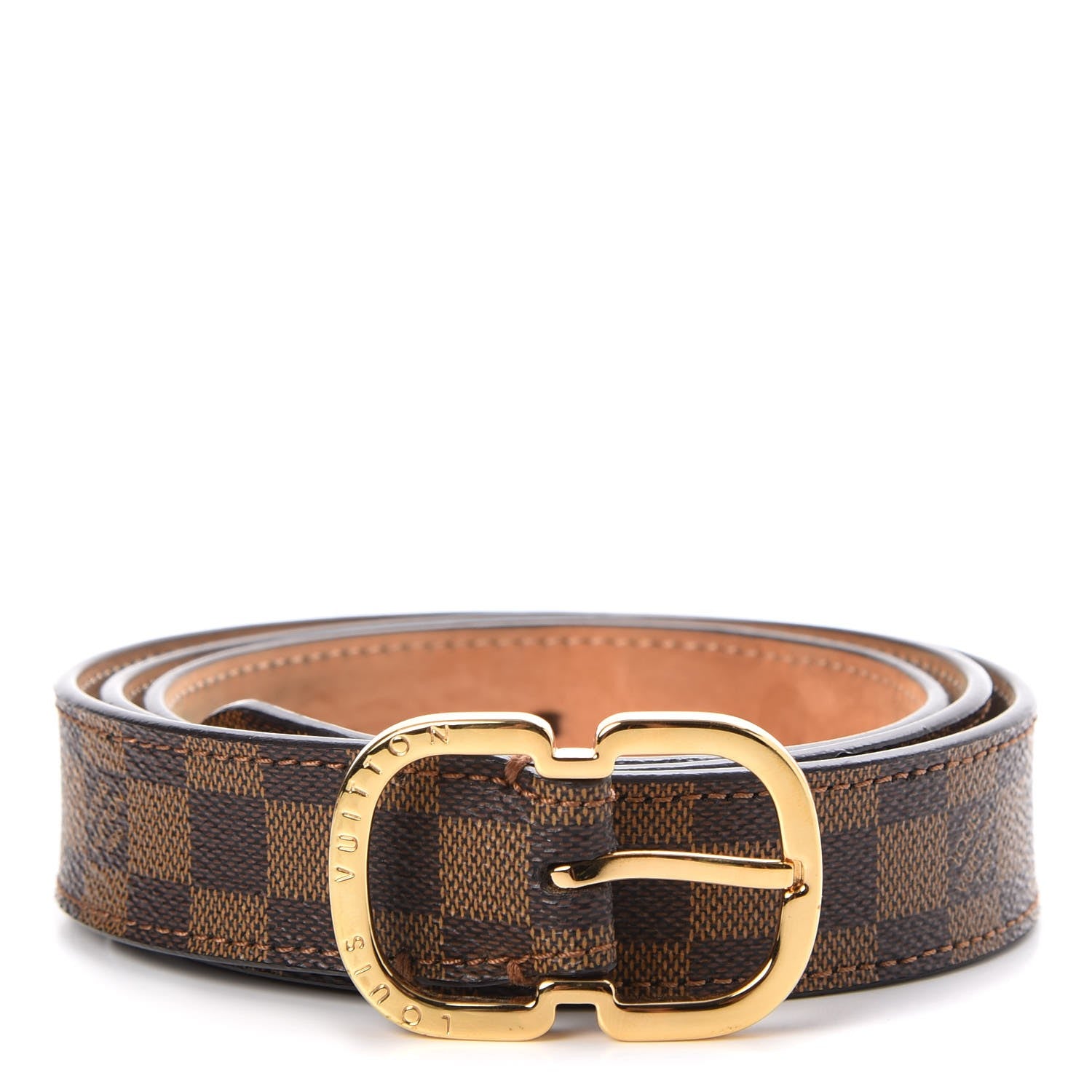 Louis Vuitton Damier Ebene Mini 25mm Belt 85 34 1 of 10