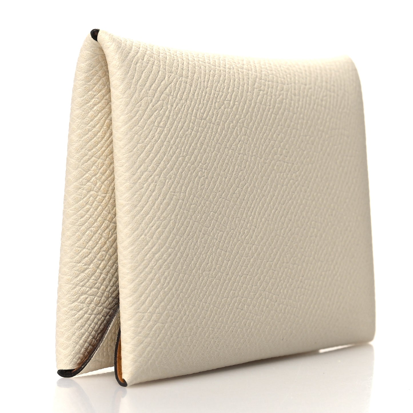 Epsom Calvi Card Case Craie Sesame