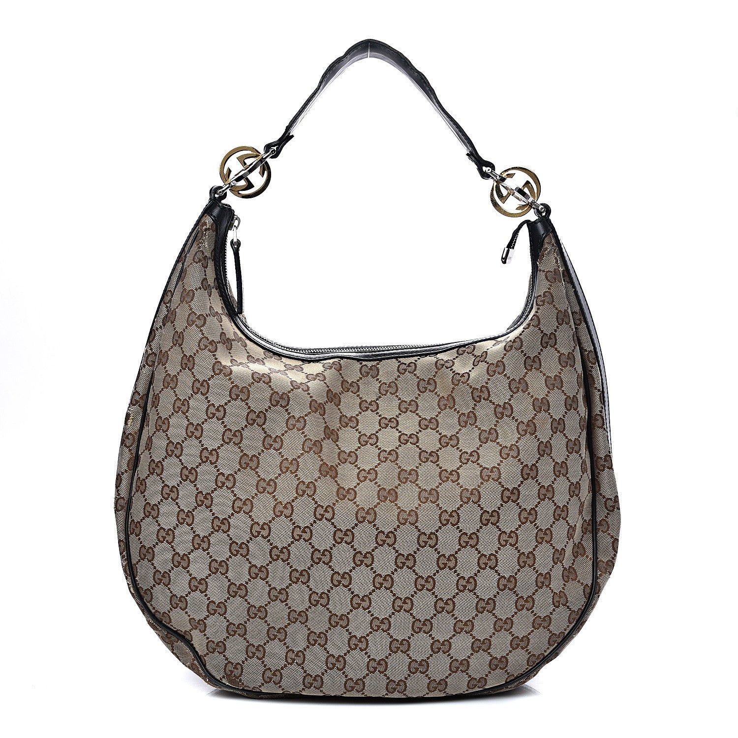 Gucci Monogram Large GG Twins Hobo Black 1 of 19