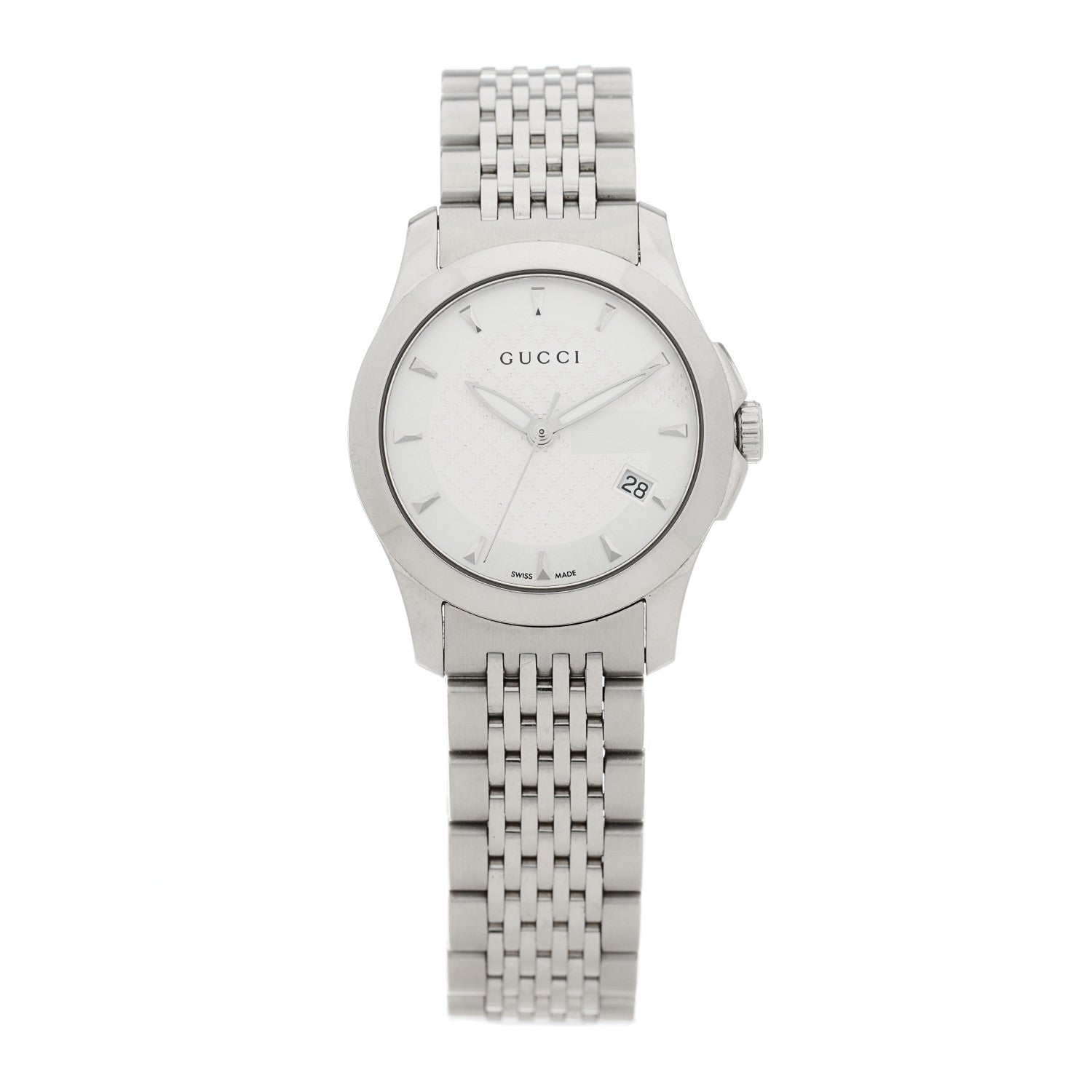 Gucci Stainless Steel 27mm G-Timeless Quartz Watch 1 of 4