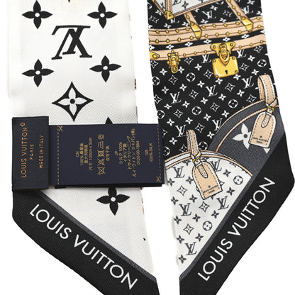 Louis Vuitton Silk Monogram Let's Go BB Bandeau Black 3 of 3