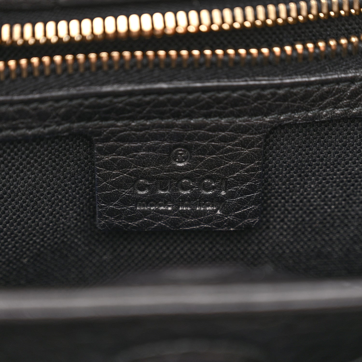 Gucci Calfskin Small Bamboo Shopper Tote Black 7 of 11