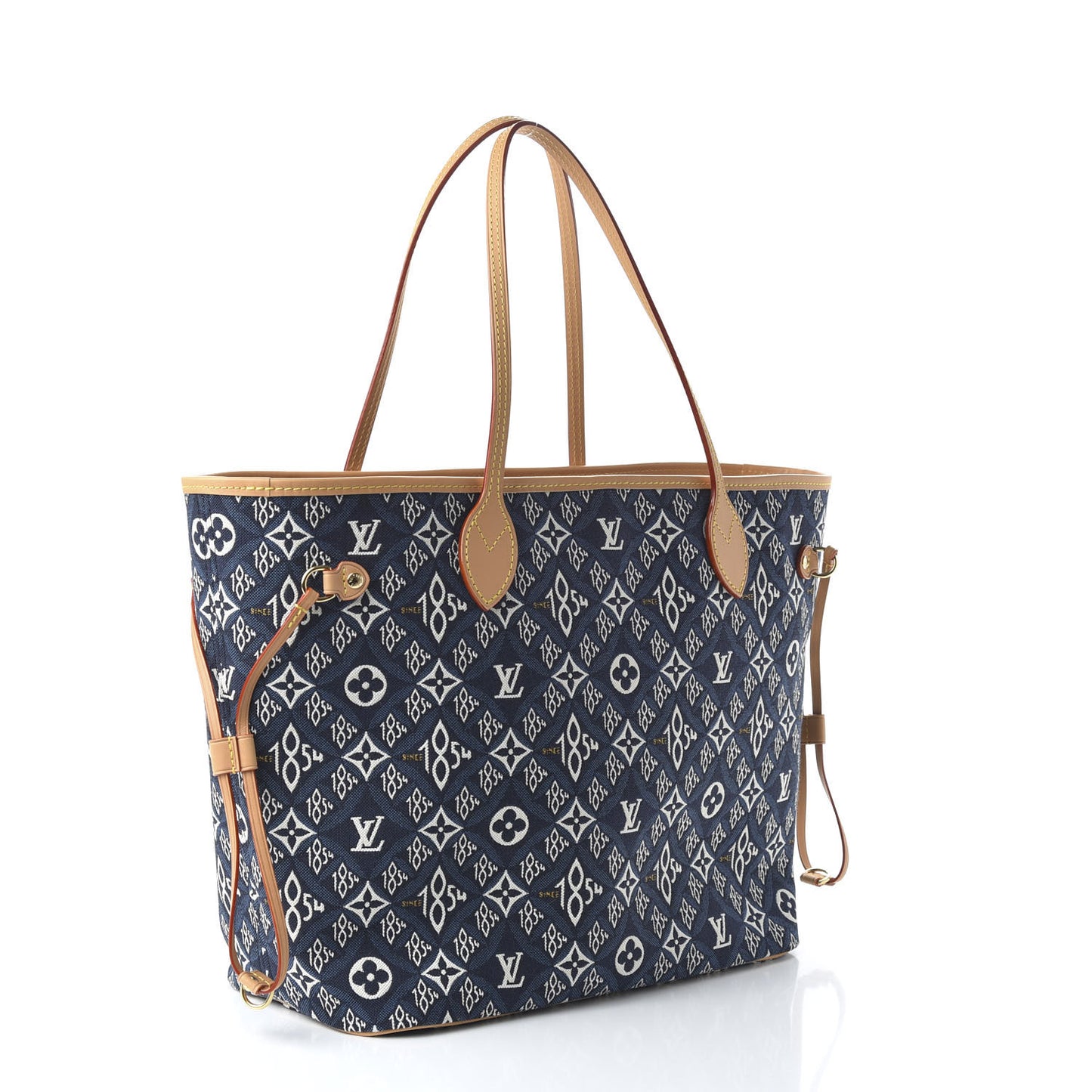Jacquard Since 1854 Neverfull MM Blue