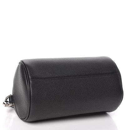 Christian Dior HOMME Grained Calfskin Mens Roller Pouch Black 4 of 9