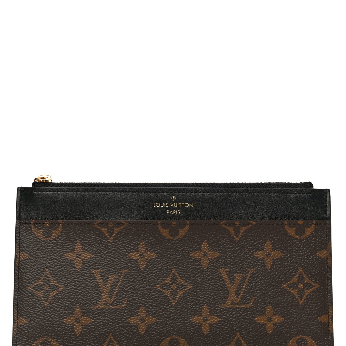 Monogram Slim Purse Black