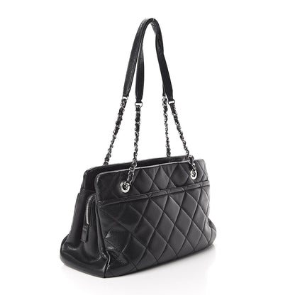 Chanel Caviar Quilted Timeless CC Soft Tote Black 3 of 17