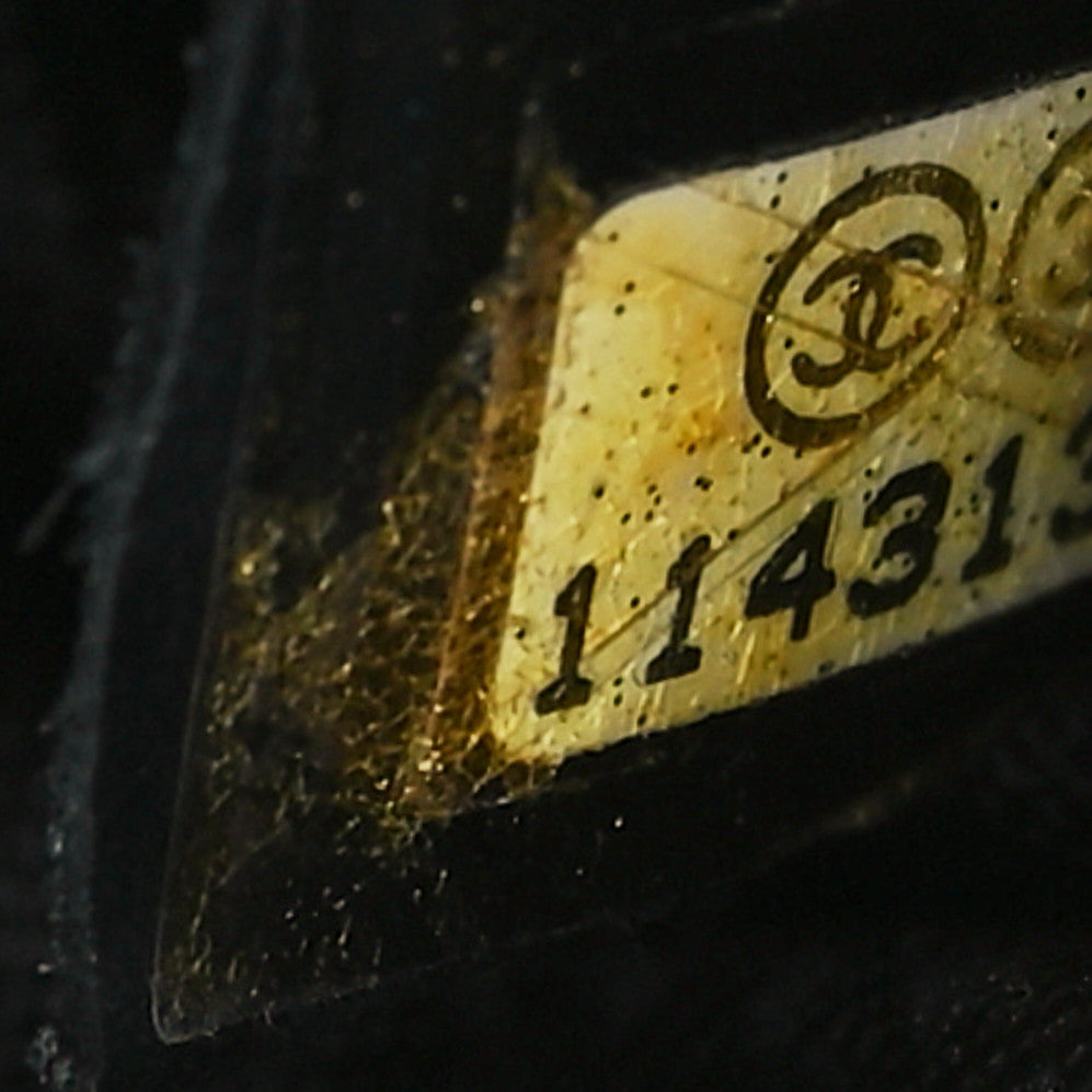 Chanel Aged Calfskin Quilted Cambon Cosmetic Case Black 7 of 10