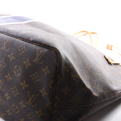 Louis Vuitton Monogram My LV Heritage Neverfull GM Blue Marine Gris 6 of 10