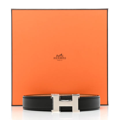Hermes Swift Epsom 24mm Mini Constance H Belt 75 Black Gold 9 of 9